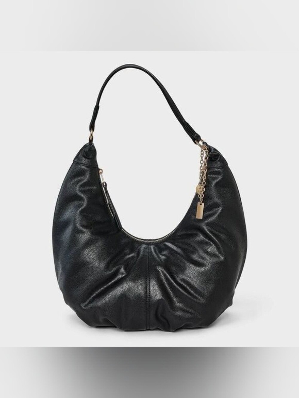 Universal Thread Oversized Crescent Shoulder Bag Black